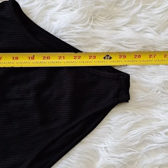 LF Emma & Sam Asymmetrical Rhinestone Bodysuit - Picture 13 of 14